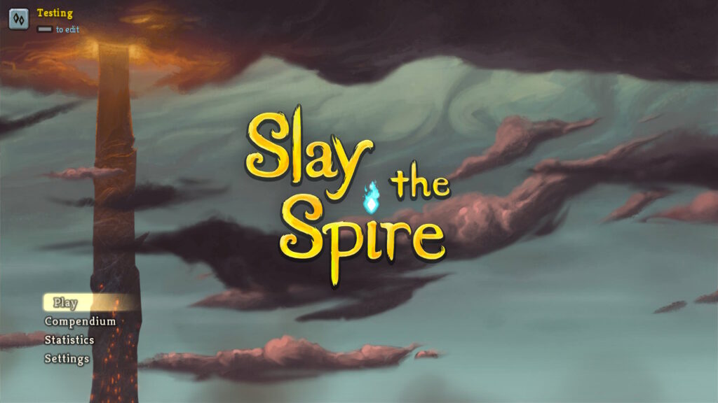 Slay the Spire Home Menu